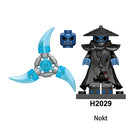 RT8010 Phantom Ninja Game Series Minifigs Building Blocks Forbidden five Accessories Shield Sword Compatible Toys Boys