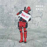 Deadpool 2 Holding Sign Figure