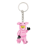 Pink Pig Keychain