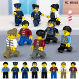M8068 Police Officer Figurines - Complete Set (8 pcs)