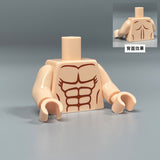 Flesh Tone Muscular Chest, Double-Sided Print