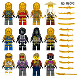 M8093 Stealthy Ninja Action Figures - Complete Set (12 pcs)
