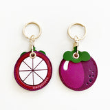 Mangosteen Leather Charm: Double the Exotic