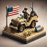 Army Veteran Building Blocks (In Stock)