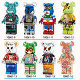 Building Block Bear Set B (8 pcs) - Bagged