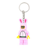 Pink Mechanical Rabbit Keychain