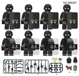 M8087 Elite Police Unit Figures - Rapid Response (8 pcs)