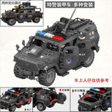 Black SWAT Armored Vehicle