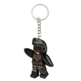 PG961 Dark Gray Shark Man Keychain