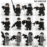 M8029B Elite Police Force Figures - Collectible Set (12 pcs)