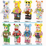 Building Block Bear Set D (8 pcs) - Bagged