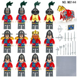M8144 Medieval English Crusaders Action Figures - Full Set (12)