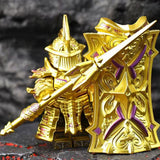 Purple Gold Halberd Warrior God