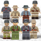 Model 1608 Eight Nations Soldiers Figures (8 pcs)