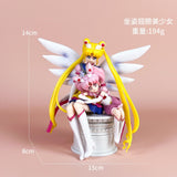 Winged Girl Figure - Seated, Bagged