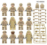 M8084 Desert Elite Force Figures - Complete Set (12 pcs)