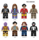 M8058 Superhero Action Figures - Awesome Set (8 pcs)
