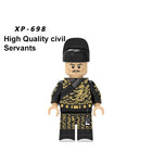 KT1094 Chinese Acient Minifigures Building Blocks Jinyiwei Jia Emperor Armor Civil Servant Compatible Action Mini Figures Assemble Educational Toys Gift