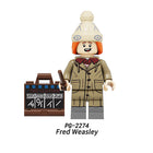 PG8285 Harry Potter Minifigures Building Blocks Hermione Ginny Ron Weasley Figures MOC Bricks Model Toys Gifts For Children