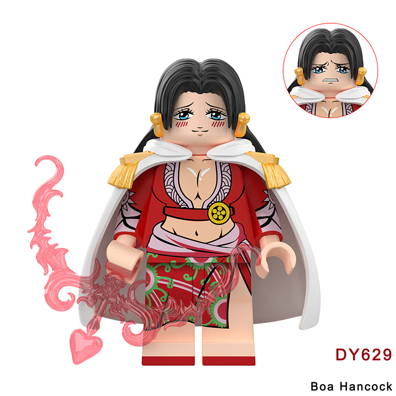 DY607-633 Luffy Ace Anime Rabbit Luffy Sanji Minifig Action Figures Building Blocks Hot Educational Cartoon Toys Children Gifts