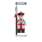 X0329 Qing Dynasty Series Minifigs Imperial Guard Building Blocks MOC Civil Military Officials Figures Bricks Model Toys Gifts