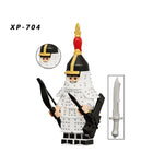 KT1095 Medieval Series Qing dynasty Soliders Minifigs Building Blocks Weapon Army Knight Jaime Lannister Meryn Trant Toys Gifts