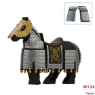 DY313 M134 Ancient Historical Figures Tiefutu Armor Shield Infantry Accessories Building Blocks Xuanjia Horse Minifig Gift Toy