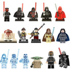 YMX016 Ameican Science Fiction Star Wars Series Minifigs Building Blocks Clone Trooper Boost Baby Yoda Model Action Toy Gift Boy