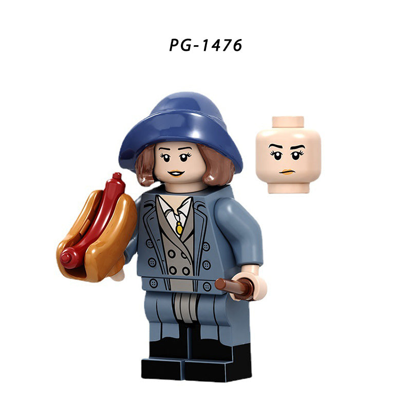 PG8192 Harry Potter Minifigures Building Blocks Dobby Hermione Scamander Thena Figures MOC Bricks Model Toys Gifts For Children