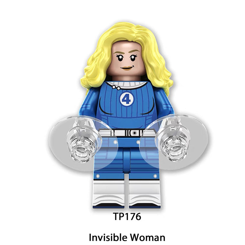 TP1022 Marvel DC Fantastic Four Mister Fantastic Minifigs Action Figure Human Torch Building Blocks Annihilus Children Gifts Toys