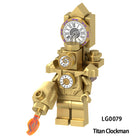 LG1012 Web Anime Series Titan Clockman Minifigs Building Blocks Sound Titan Computerman Weapon Gun Swords Chainsaw Toys Boys