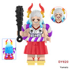 DY605-634 Animation One Piece Nika Luffy Sanji Ace Minifigs Assembling Action Figures Yamato Perona Building Blocks Children Toys
