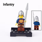 Hero Series The Three Kingdoms Zhuge Liang Guan Yu Action Figures Infantry War Horse Building Blocks Compatible Children Gifts Toys