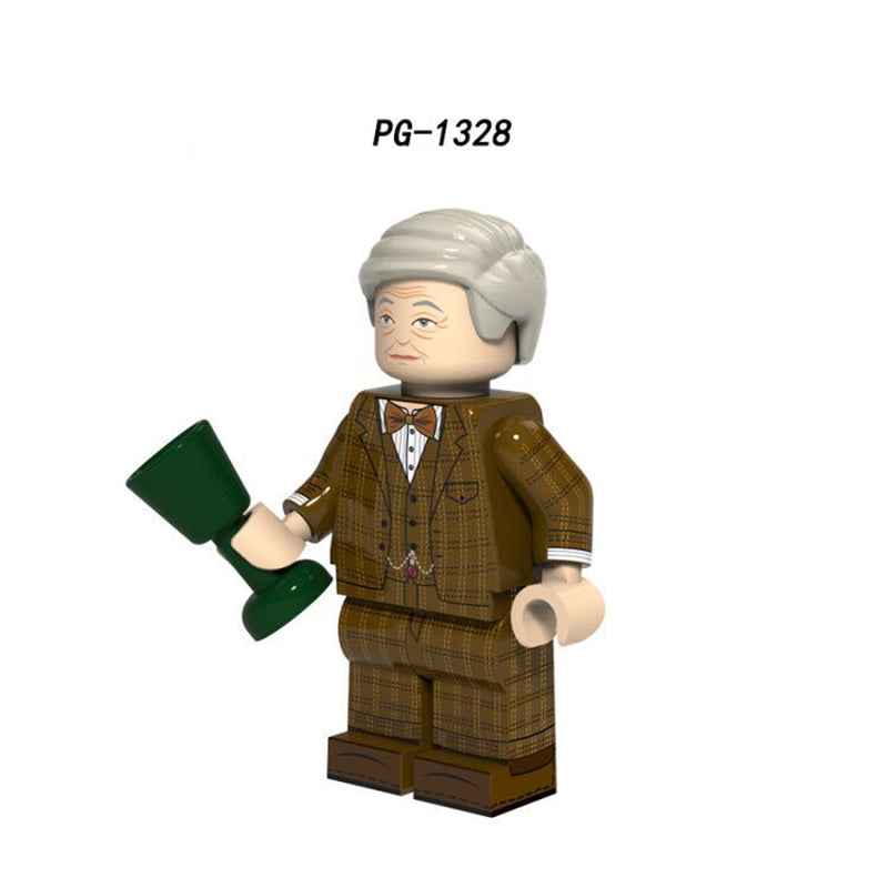 PG8155 Harry Potter Minifigures Building Blocks Lord Voldemort Malfoy Luna Figures MOC Bricks Model Toys Gifts For Children