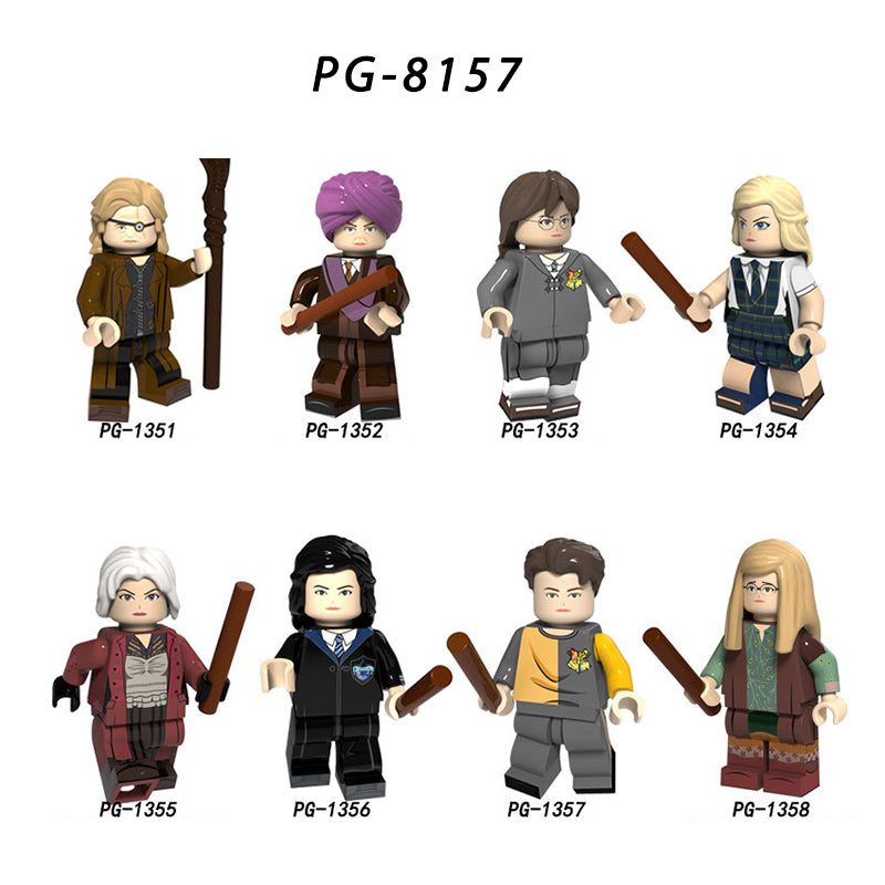 PG8157 Harry Potter Minifigures Building Blocks CedricAlastor Moody Moaning Myrtle Figures MOC Bricks Model Toys Gifts For Kids