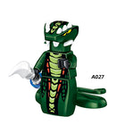 A025-032 Enter the Ninjanomicon Masters of Spinjitzu Cartoon Game Minifigures Building Blocks Chop'Rai Snake Chokun Action Mini Figures Assemble DIY Bricks Educational Toys Gift for Children