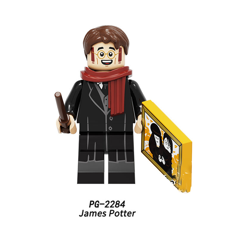 PG8286 Harry Potter Minifigures Building Blocks James Potter Lily Pomona Figures MOC Bricks Model Toys Gifts For Children