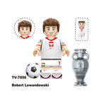 TV6507 Football Star Virgil Van Dijk Toni Kroos Anime Minifigs Building Blocks Bellingham Alvaro Morata Boys Toys Gifts Children
