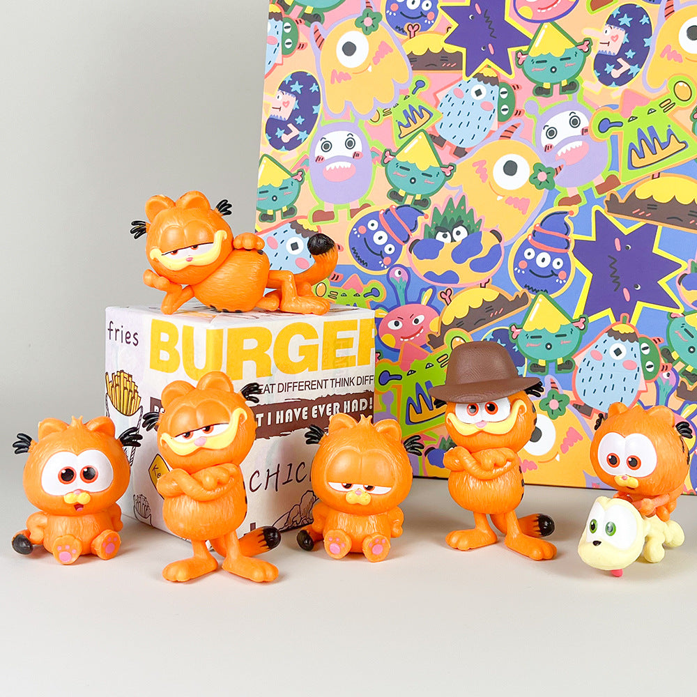 Garfield Figures Cute Cartoon Collectibles for Cat Lovers