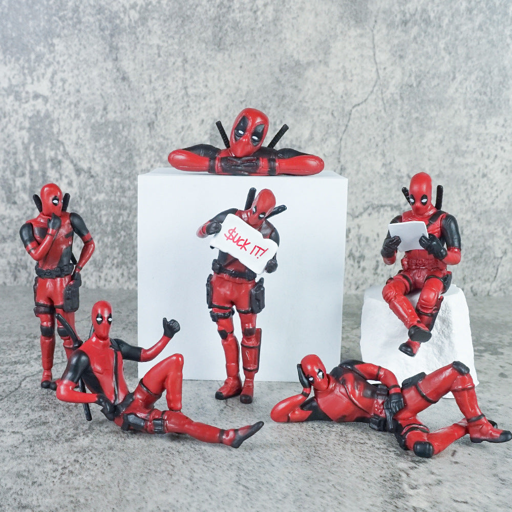 Deadpool Figure Sexy Sassy CarReady Pose