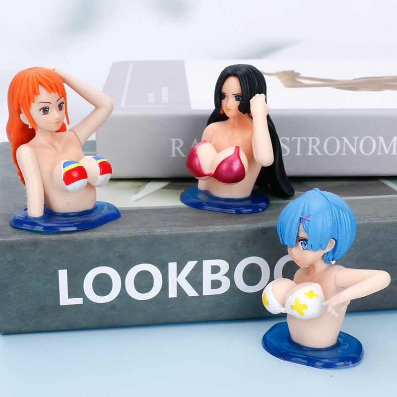 Anime Car Decor One Piece Nami Rem