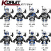 KT1064 Space Adventure Building Blocks Minifigure Battles
