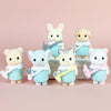 Flocked Sylvanian Families Puppy Cute Fluffy Desk Friend