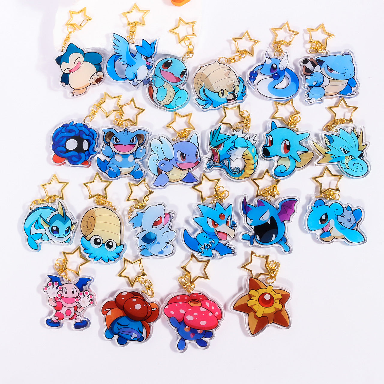 Pokemon Acrylic Keychain Ocean Blue Hot Seller