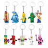 Toy Backpack Keychain Block Figure Charm Gift
