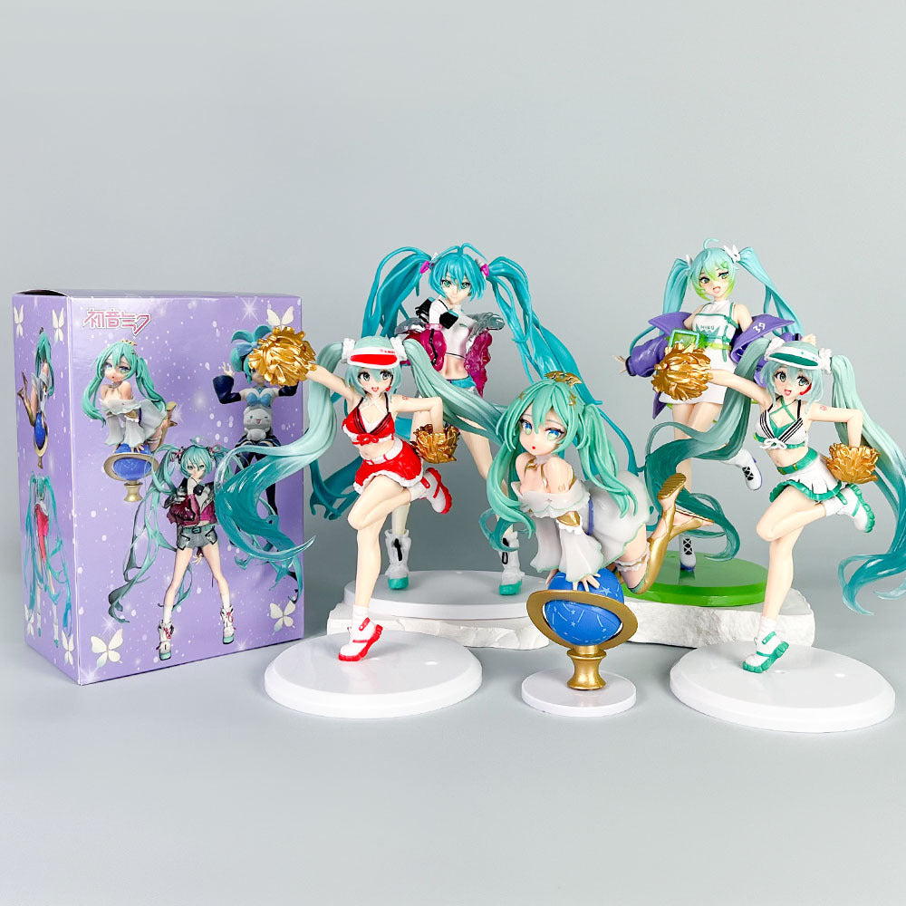 Hatsune Miku Cheerleader Figurine Anime Earth Keepsake